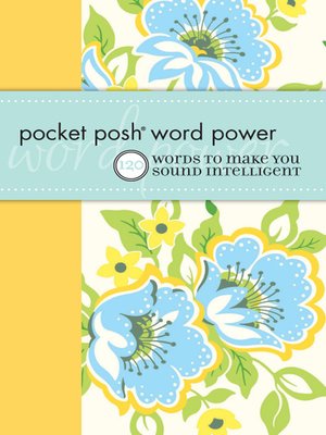 Pocket Posh Word Power - ebook
